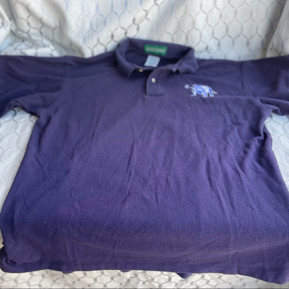 Yale Golf Embroidered Polo Shirt size L